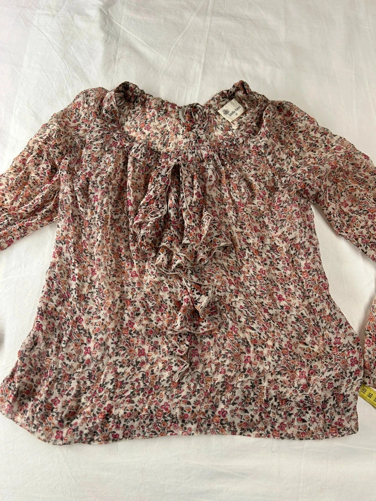 Veelkleurige vintage geprinte blouse Istella Forest – photo 2